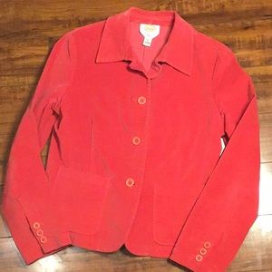 Talbots red jacket/blazer